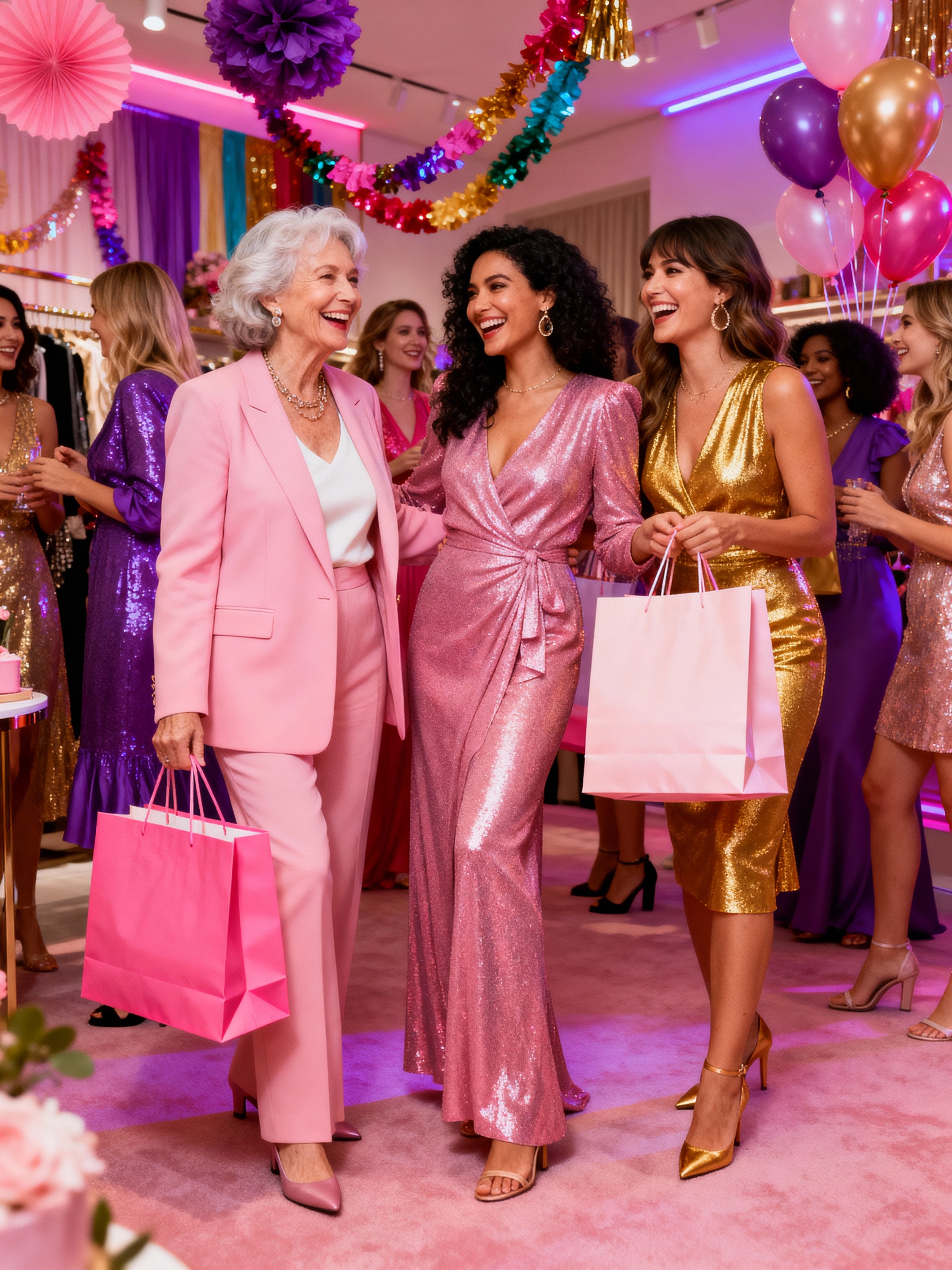 Women enjoying Diva's Day Out event